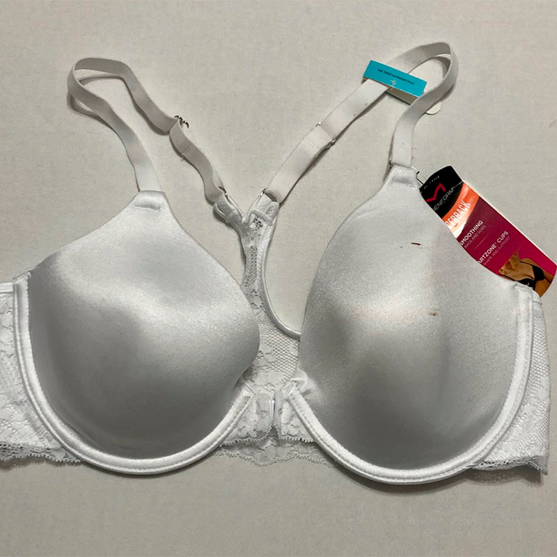 NWD Maidenform Pure Genius T-Back Bra White 34C