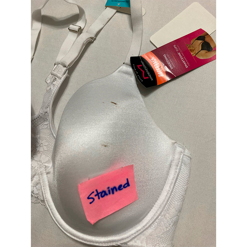 NWD Maidenform Pure Genius T-Back Bra White 34C