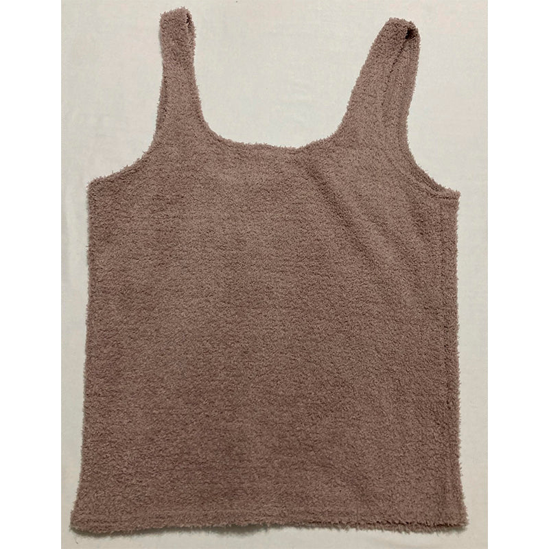 Steve Madden Scoop-Neck Chenille Only Sleep Tank Top Bark L