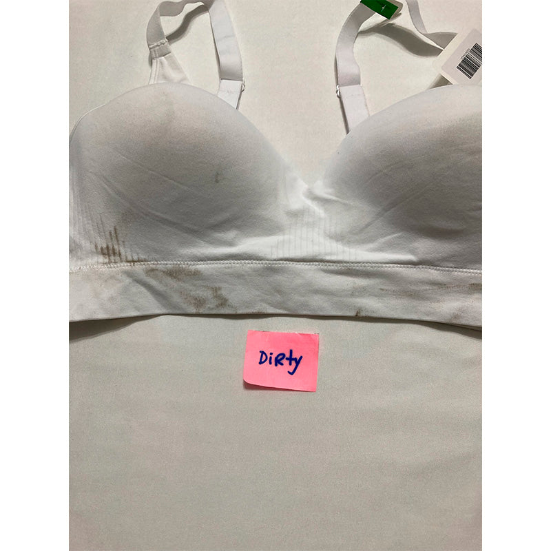 NWD Bali Wireless Modern Seamless Flex-to-Fit Wiref White L