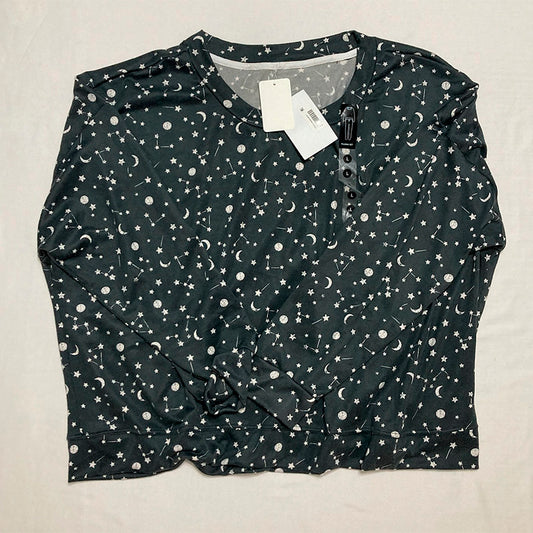 Jenni Cozy Only Pajama Top Long Sleeve Constellation M