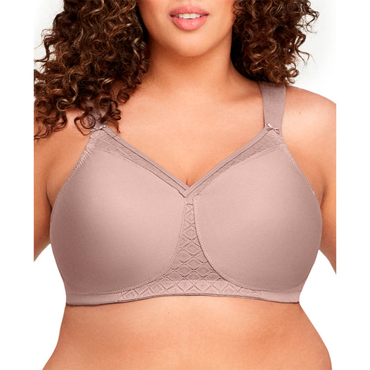 Glamorise MagicLift Seamless T-Shirt Wirefree Bra Taupe 40DD