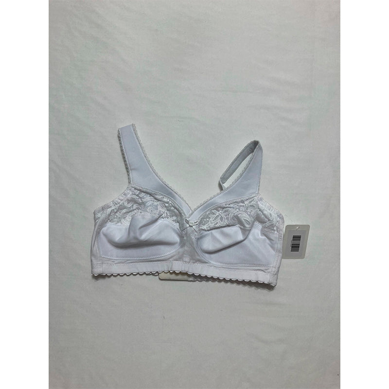 Glamorise MagicLift Cotton Support Bra Wirefree White 36C
