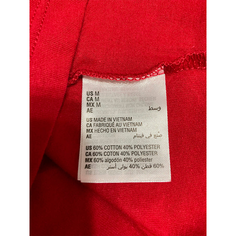 Family Pjs Sleep Top Round Neck Women Red M