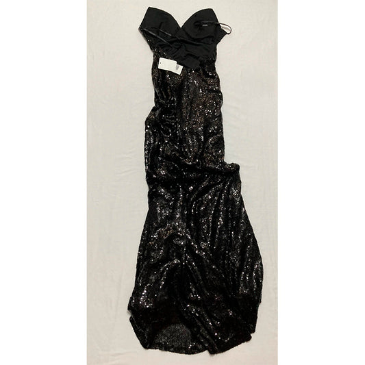 NWD B. DARLIN Dress Of Night Black Glitter 7/8