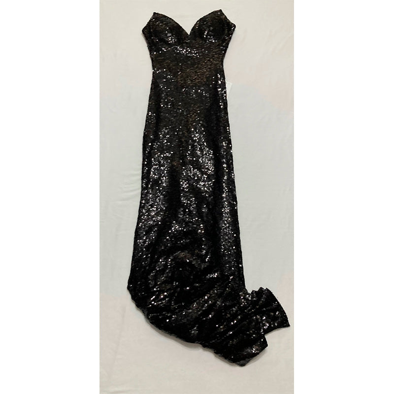 NWD B. DARLIN Dress Of Night Black Glitter 7/8