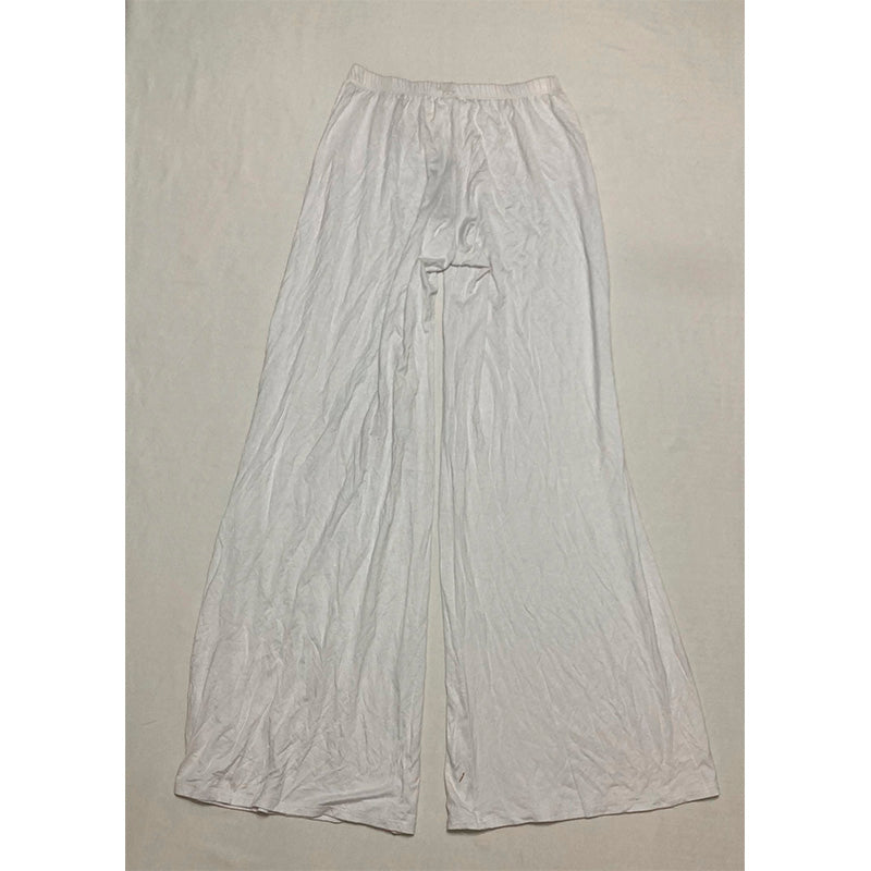 24Seven Comfort Apparel Only Pajama Pant White M