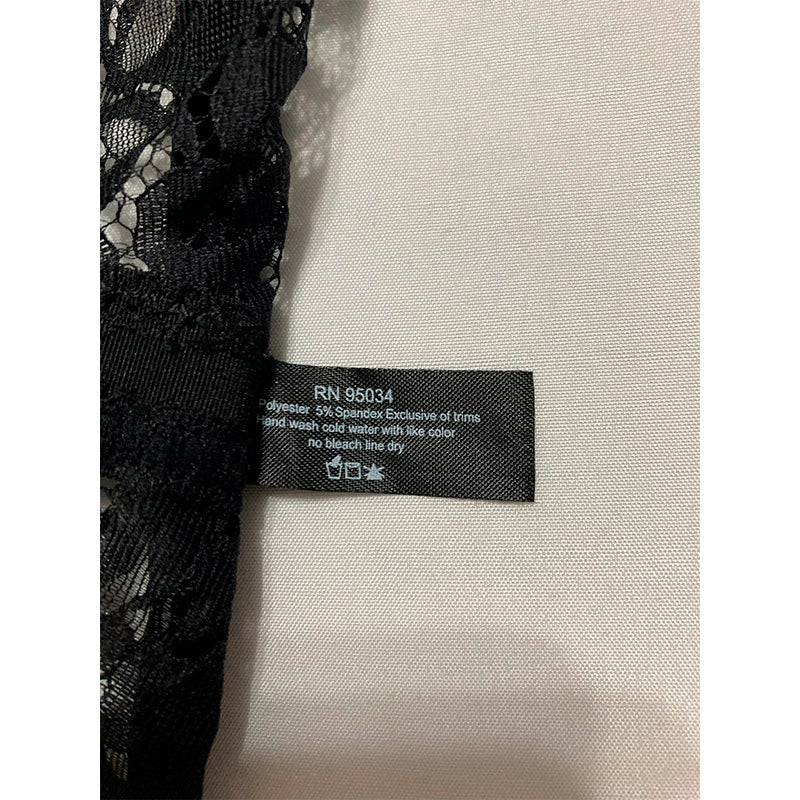 Hauty Eyelash Lace Garter Belt Black XS