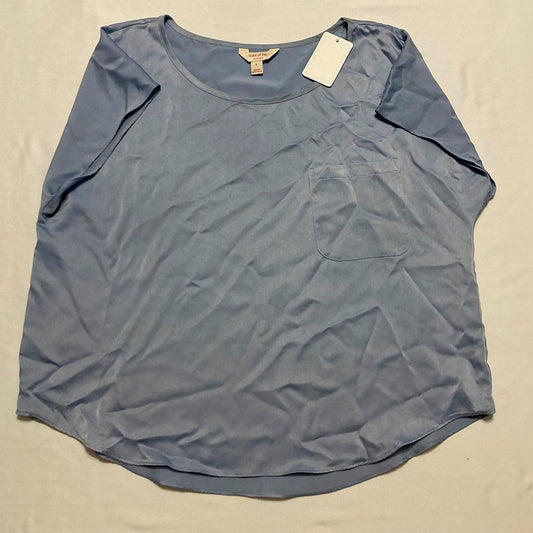 State Of Day Top With Pocket Blue L