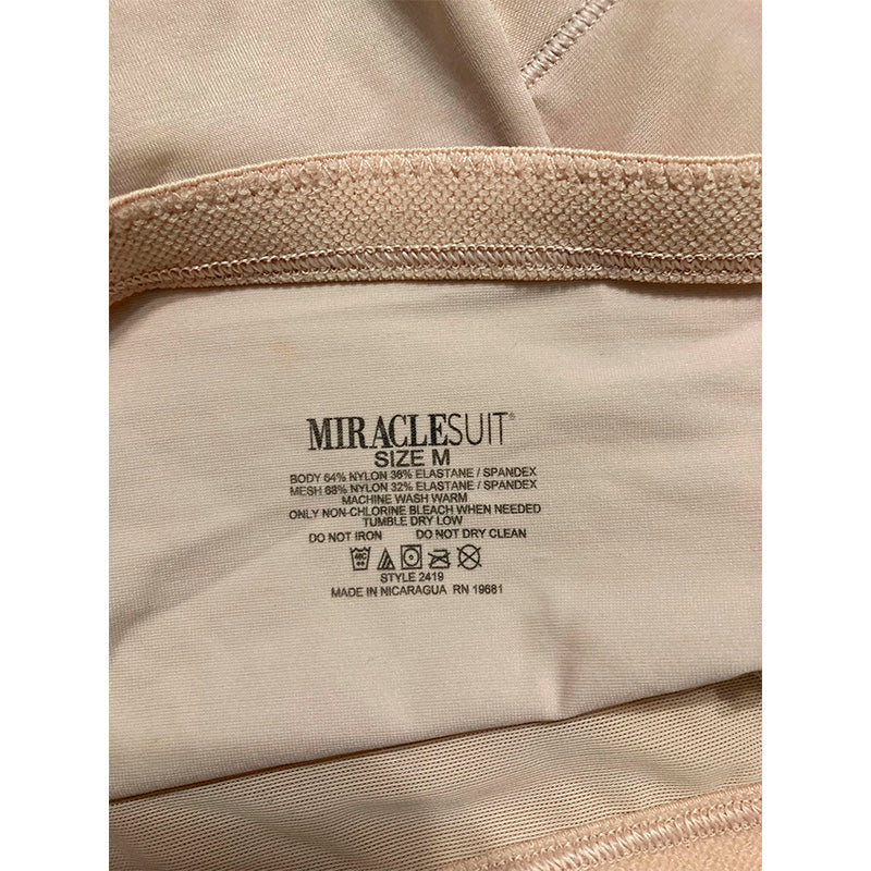 NWD Miraclesuit Tummy Tuck High Waist Thigh Slimmer Nude M