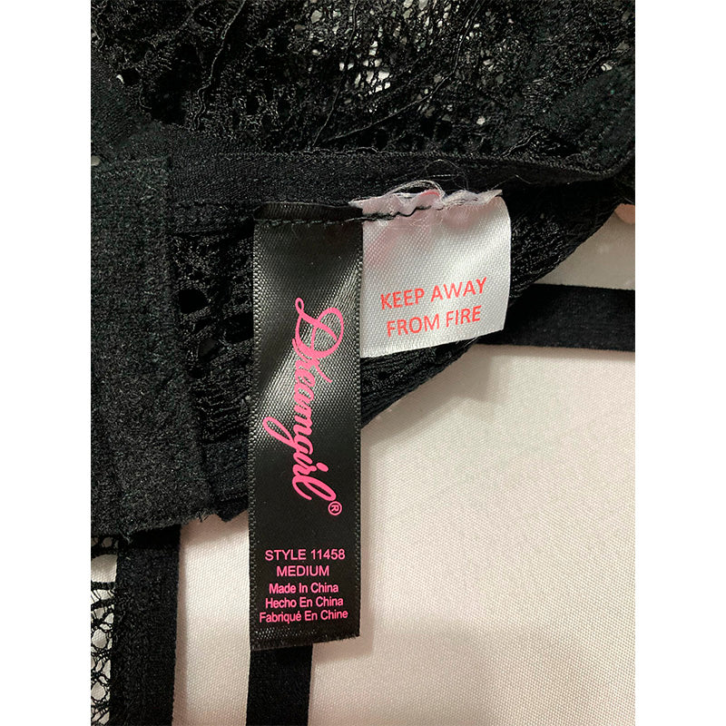 Dreamgirl Lace Corset Black M