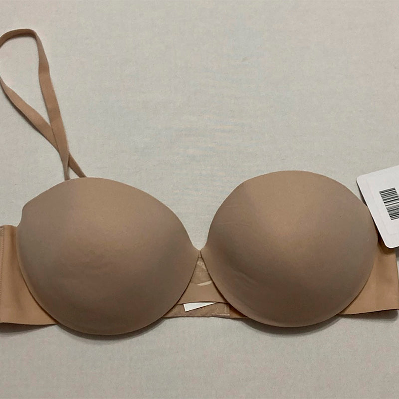 NWD Maidenform The Lift Demi Strapless Multiway Latte Lift 36B