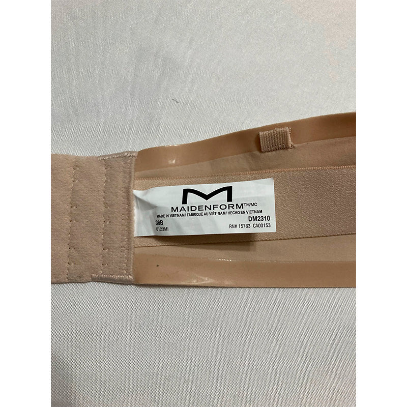 NWD Maidenform The Lift Demi Strapless Multiway Latte Lift 36B