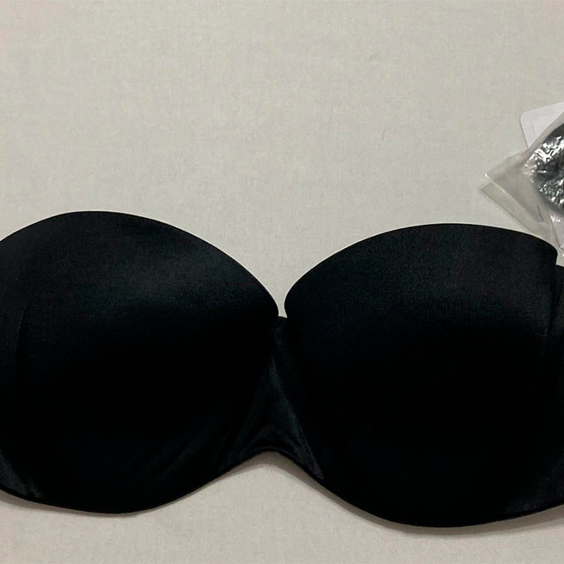 NWD Lilyette Strapless Convertible Contour Full Figure Bra Black 34C