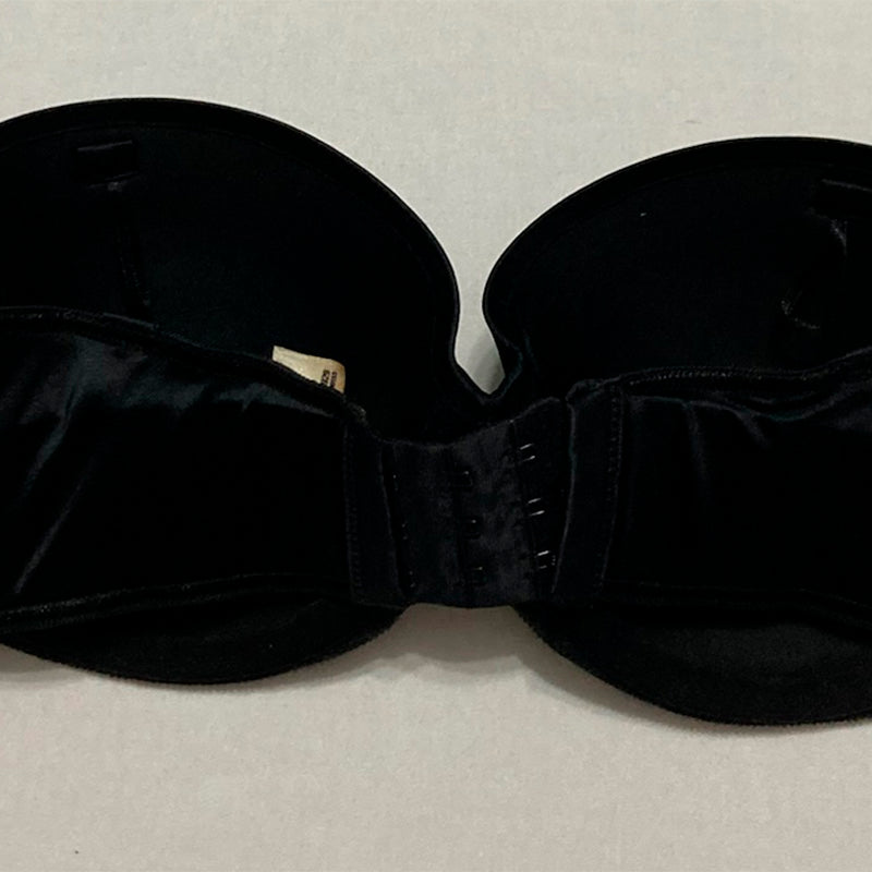 NWD Lilyette Strapless Convertible Contour Full Figure Bra Black 34C