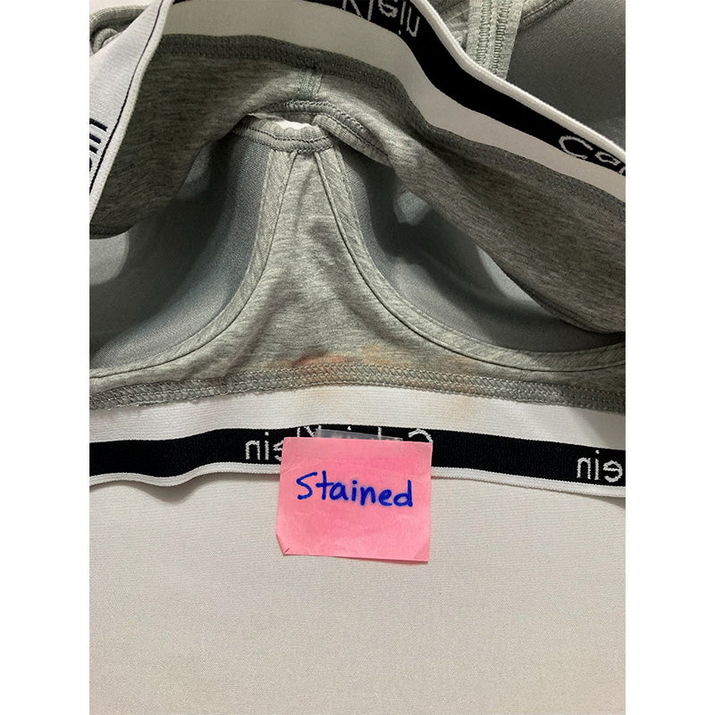 NWD Calvin Klein Modern Cotton Lightly Wireless Bralette Grey L
