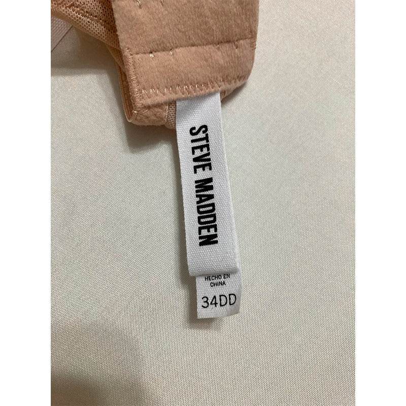 NWD Steve Madden Mesh Balconette Bra Rose Dust 34DD