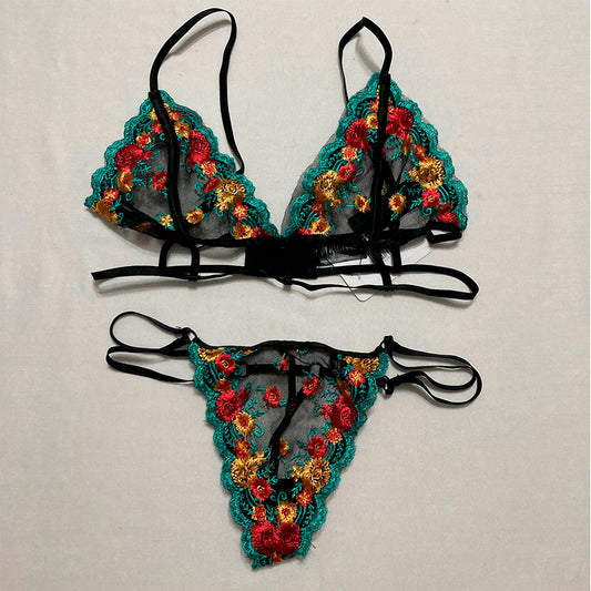 Hauty Lingerie Set Floral Multicolor XS