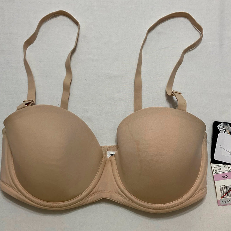 NWD Wacoal Red Carpet Strapless Underwire Bra Nude 34D