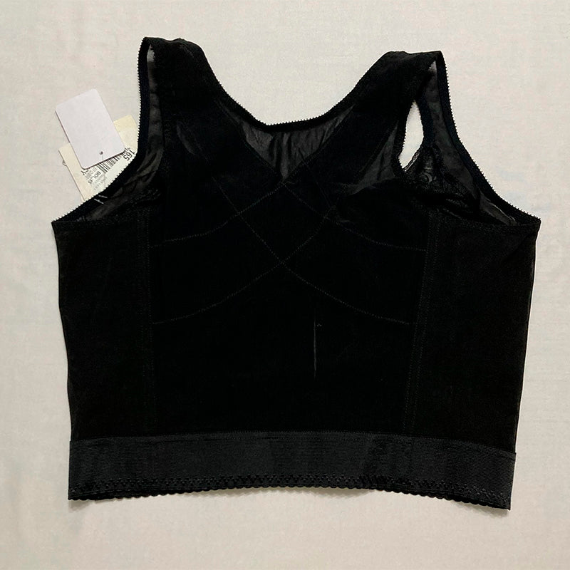 NWD Carnival Front Closure Longline Posture Support Bra Black 40C