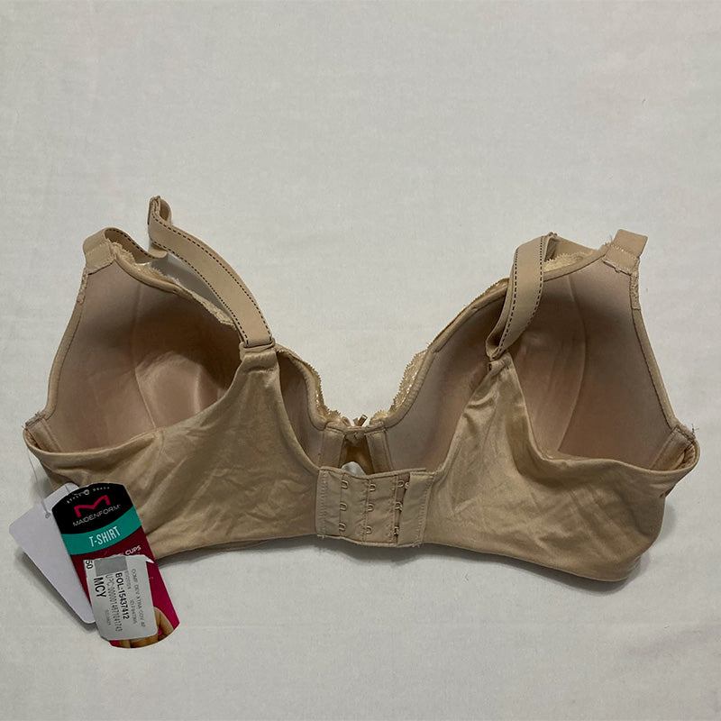 NWD Maidenform Comfort T-shirt Bra Underwire Full Beige 36D