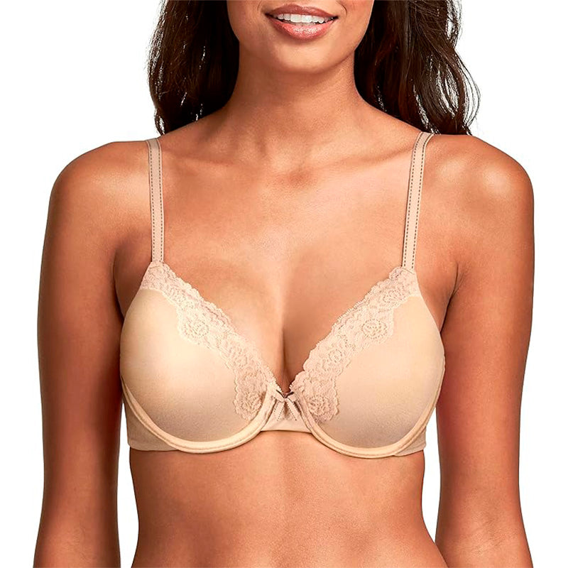 NWD Maidenform Comfort T-shirt Bra Underwire Full Beige 36D