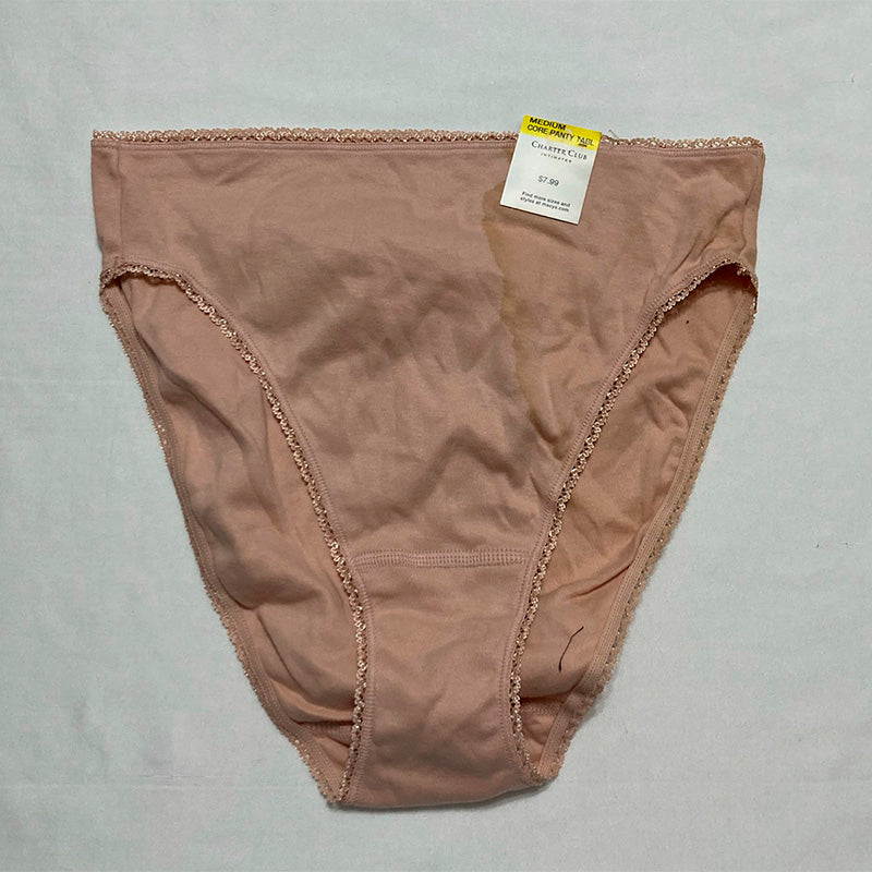 NWD Charter Club Everyday Cotton High-Cut Brief Underwear Beige M