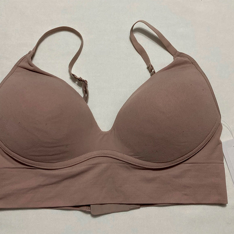 NWD Maidenform Wireless Long-Line Convertible Bra Evening Blush M