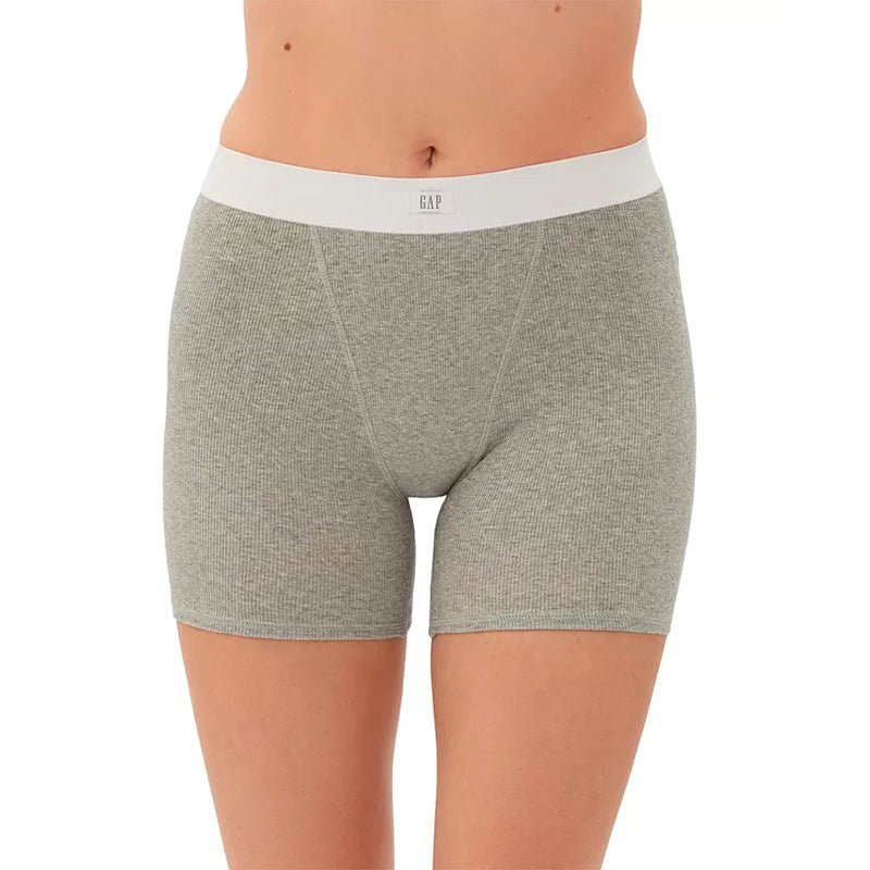 NWD Gap GapBody Logo Comfort High-Waist Shorts Grey M