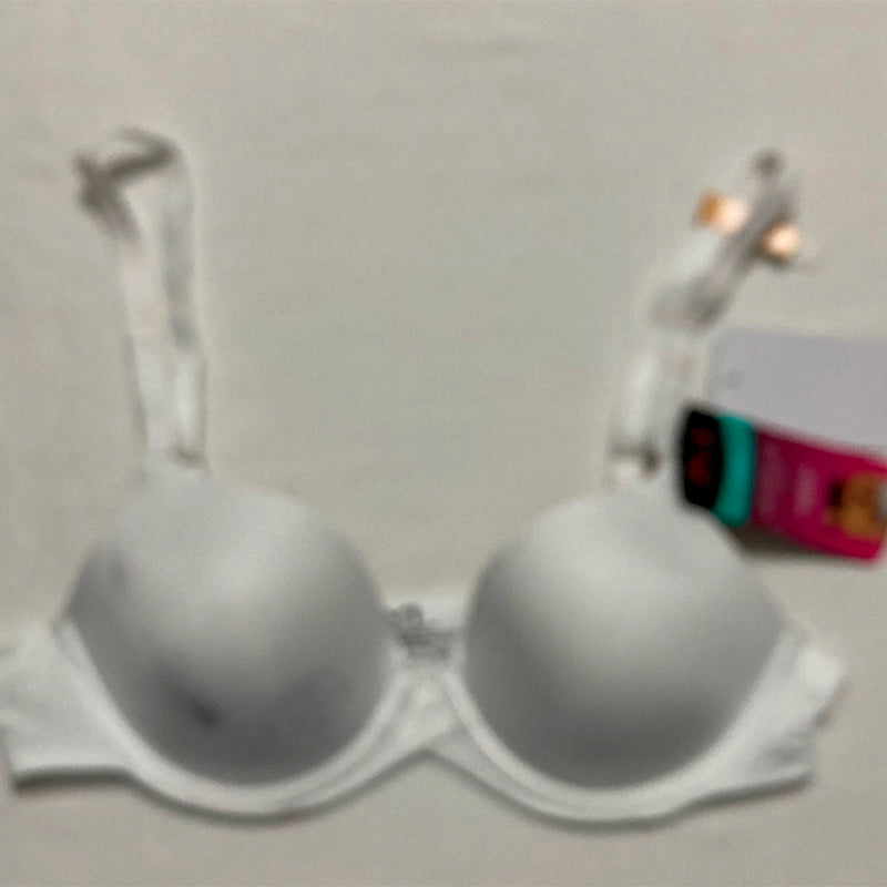 NWD Maidenform Fit Underwire Push-Up T-Shirt Bra White 34A