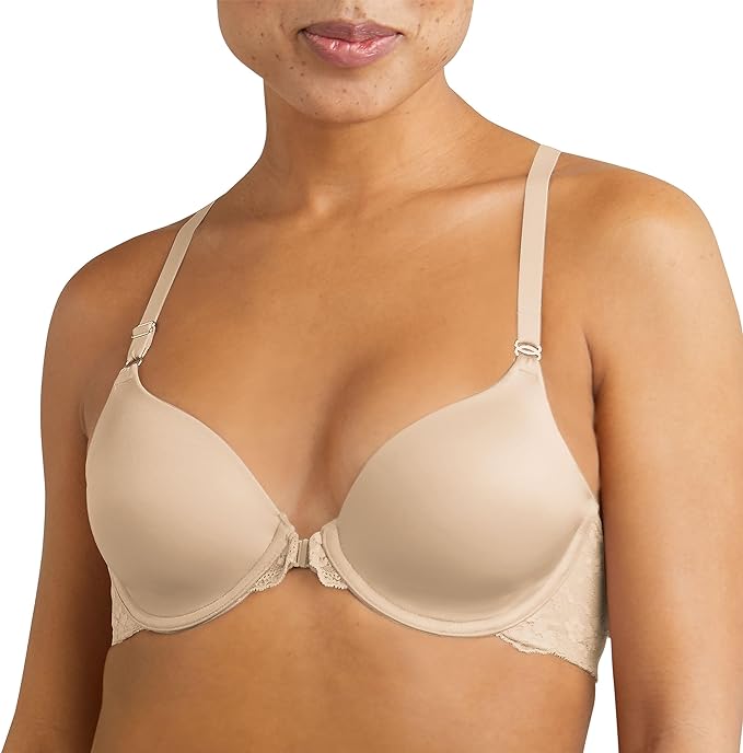 NWD Maidenform Pure Genius T-Back Bra Latte Lift 34DD