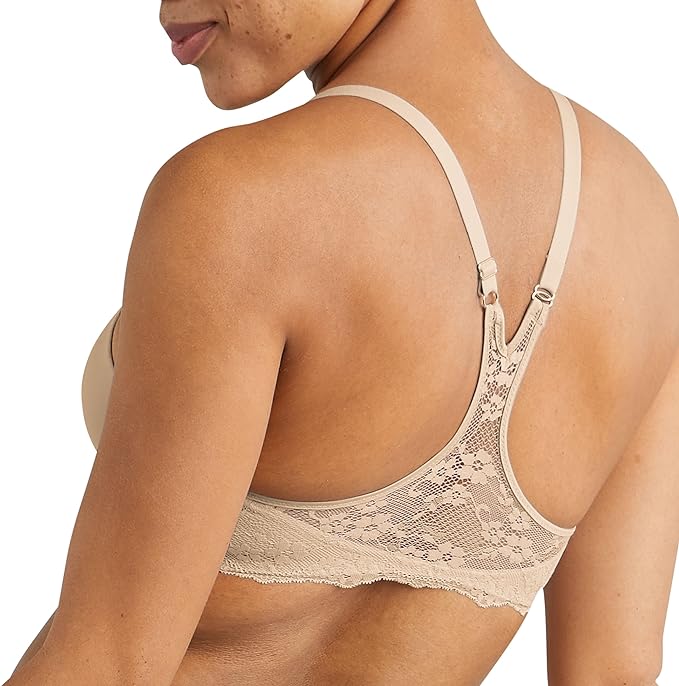 NWD Maidenform Pure Genius T-Back Bra Latte Lift 34DD