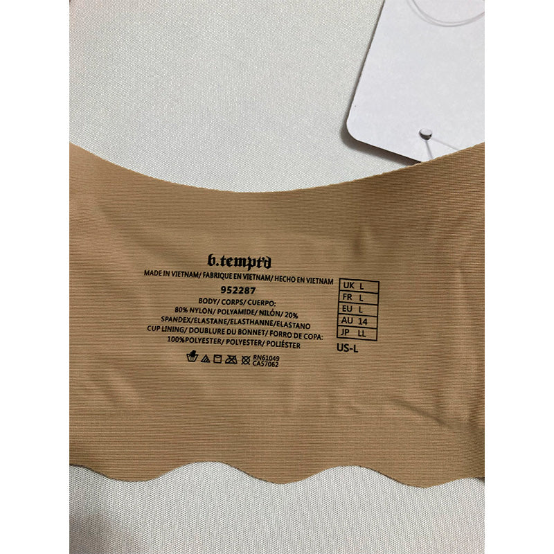 NWD b.tempt'd b.wow'd Convertible Wire Free Bra Au Natural L
