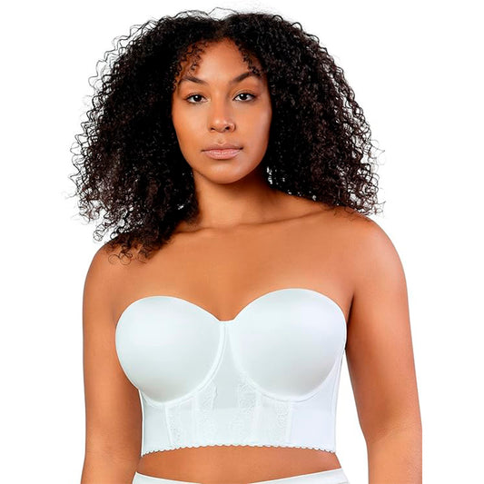 NWD PARFAIT Elissa Full Bust and Full Figure Strapless White 34E