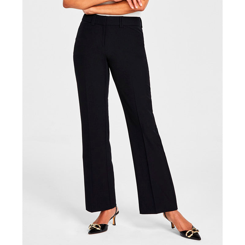 INC Curvy Bootcut Pants Regular Black 2S