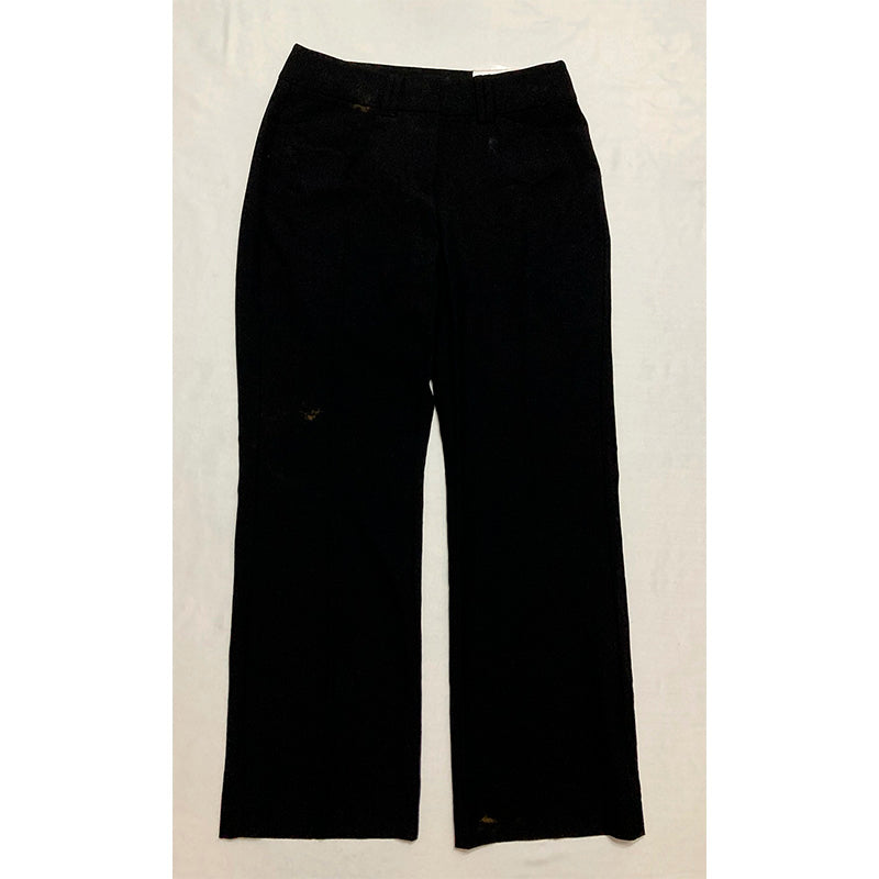 INC Curvy Bootcut Pants Regular Black 2S