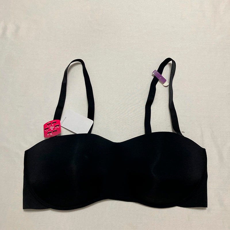 NWD Maidenform Pure Comfort Strapless Bra Black XXL