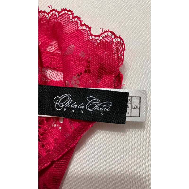 Oh La La Cheri Thong Burgundy L/XL