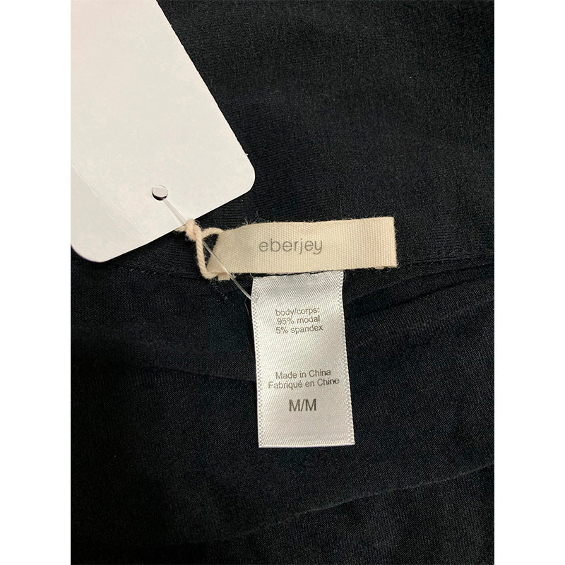 Eberjey Gisele Jersey Knit Only Pajama Top Black M