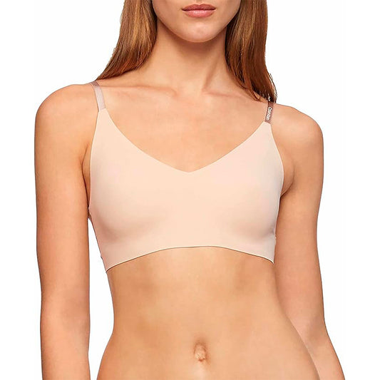 NWD Calvin Klein Invisibles Comfort Lightly Lined Seamless Beige M