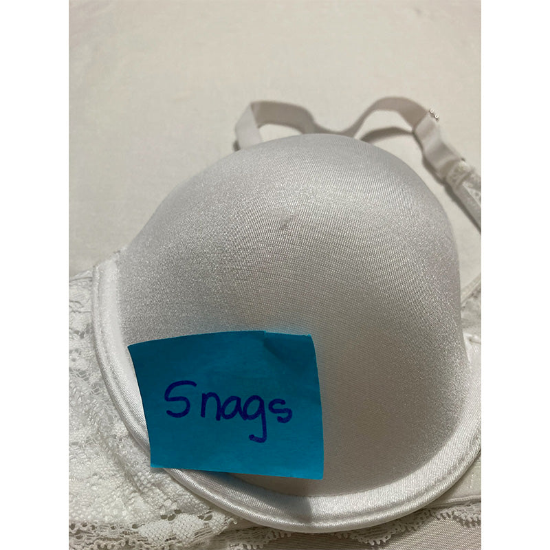 NWD Maidenform Fit Everyday Full Coverage Racerback Bra White 36B