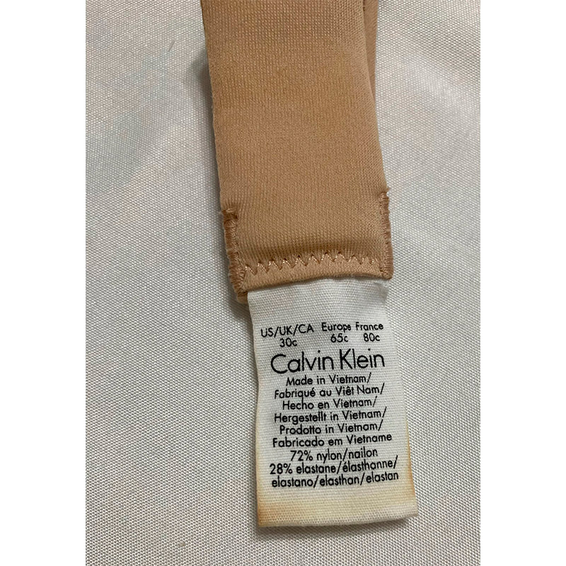 NWD Calvin Klein Perfectly Fit Lightly Lined T-Shirt Bra Beige 30C