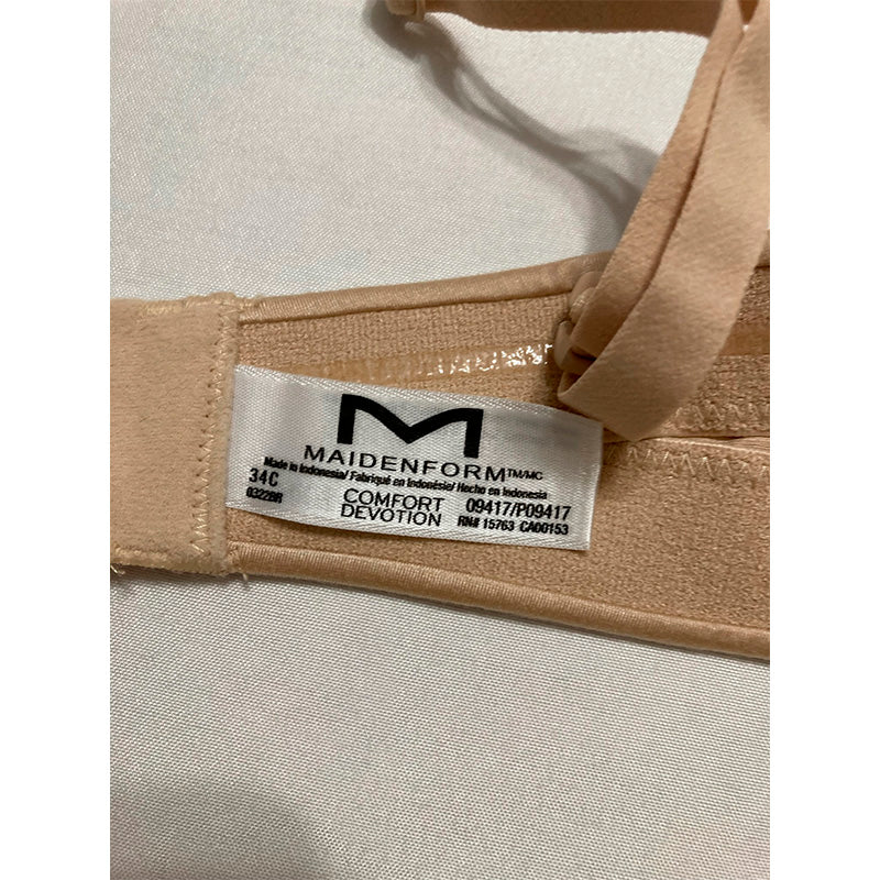 NWD Maidenform Love The Lift Demi Strapless Multiway Latte 34C