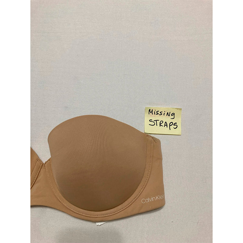 NWD Calvin Klein Bra Strapless Beige 30DD