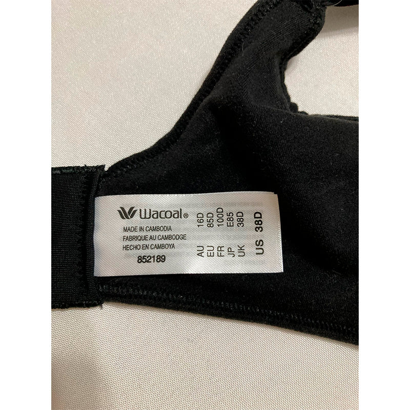 NWD Wacoal How Perfect Wire Free T-Shirt Bra Black 38D