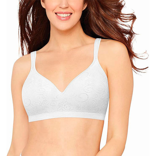NWD Bali Wireless Bra Full-coverage Wirefree Cool White 40B