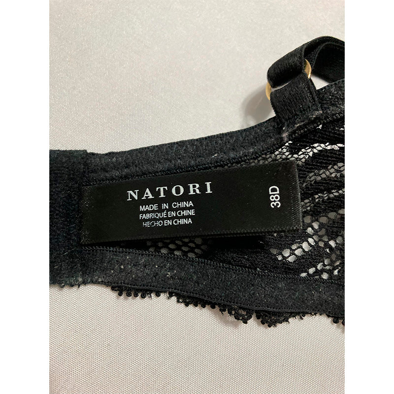 NWD Natori Feathers Contour Plunge Black 38D
