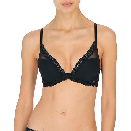 NWD Natori Feathers Contour Plunge Black 38D