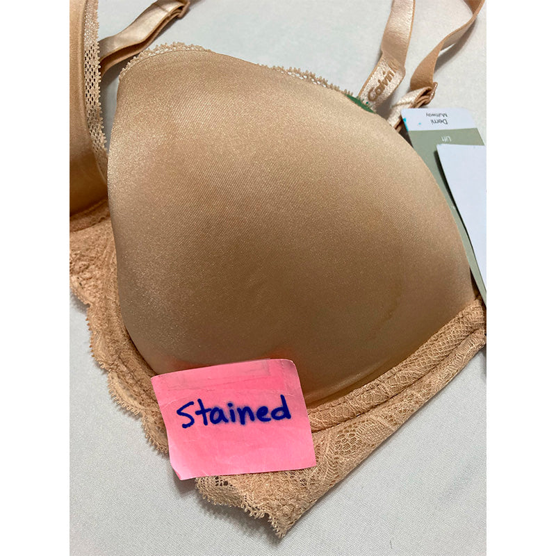 NWD Calvin Klein Seductive Comfort with Lace Demi Bra Bare 32DD