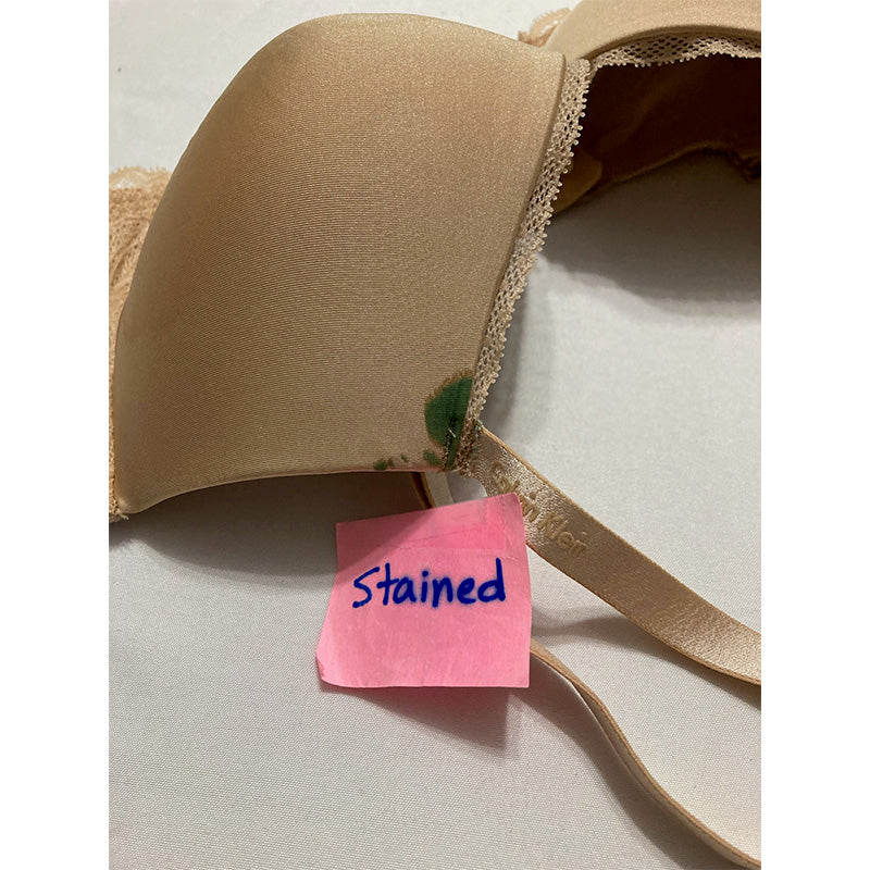 NWD Calvin Klein Seductive Comfort with Lace Demi Bra Bare 32DD